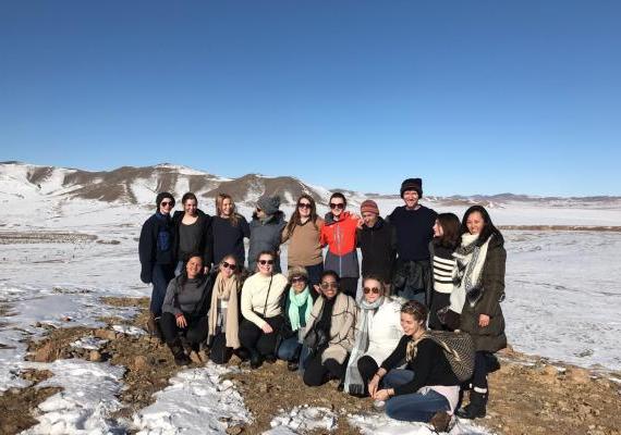 蒙古国的Gun-Galuut自然保护区