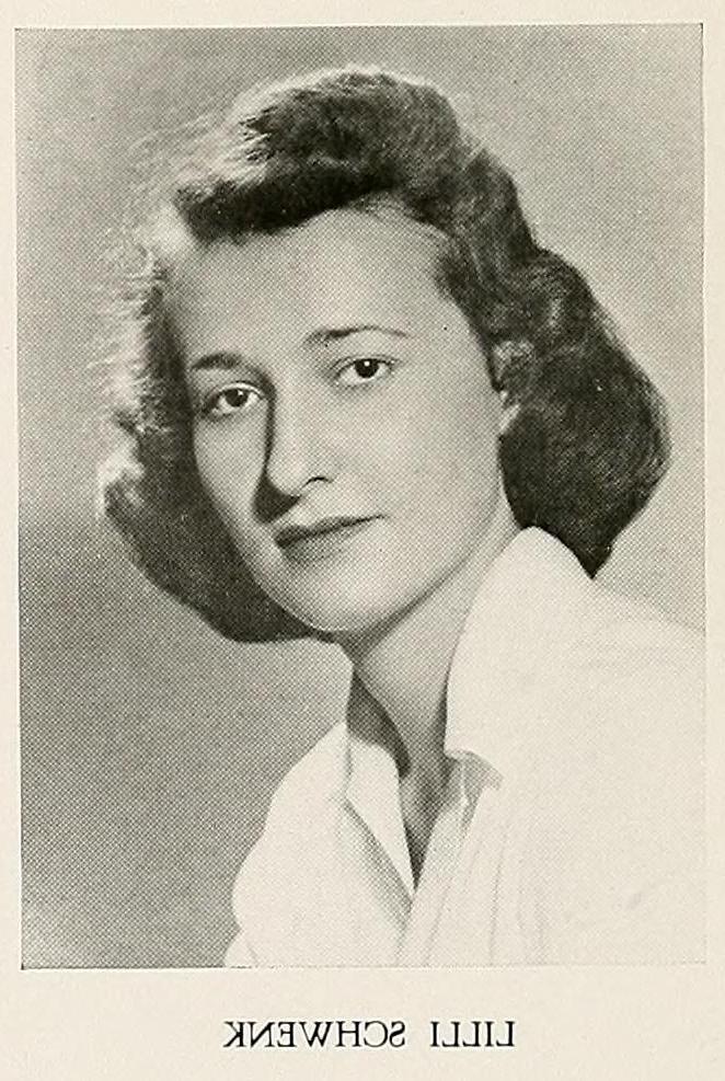 Yearbook photo of Lili Schwenck