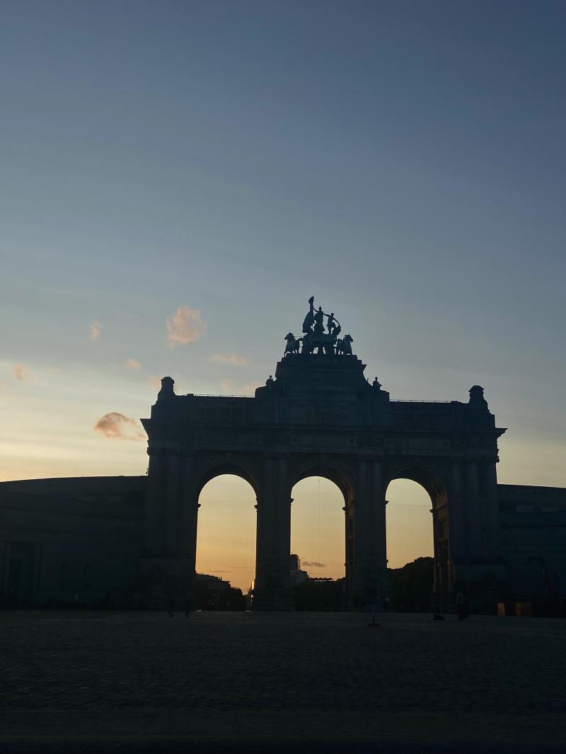 Cinquantenaire, one of the landmarks of Brussels
